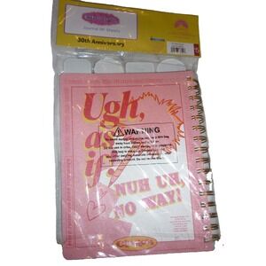 NEW CLUELESS 30th Anniversary Blush Pink Colored Journal‎ 96 Sheets /Sealed